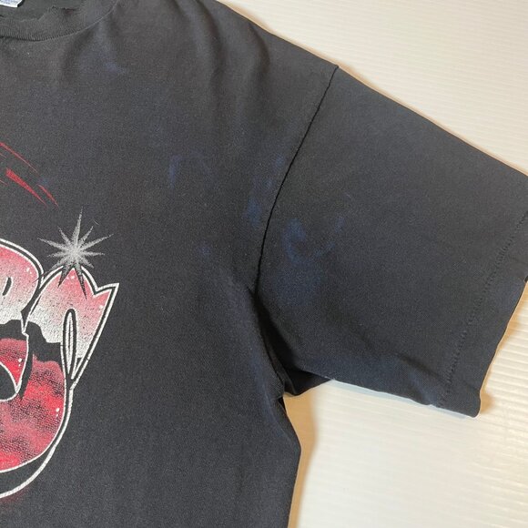 90s Salem Sportswear Portland Blazers Graffiti Tee XL - Picture 4 of 9